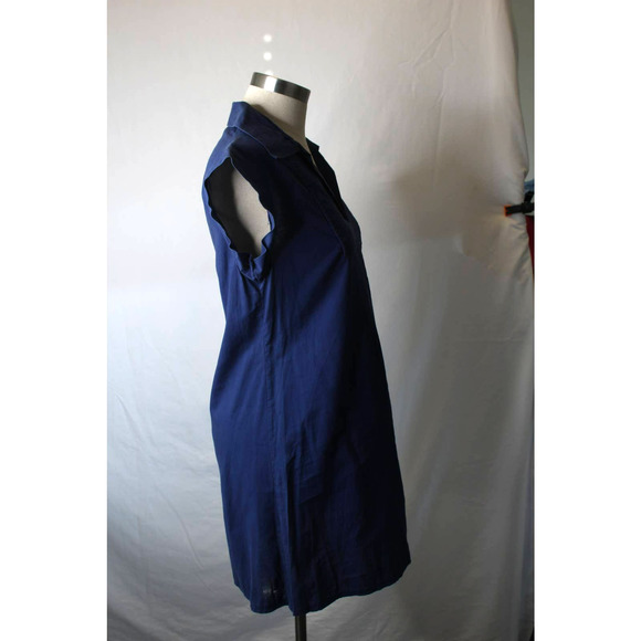 Vintage 70s A Line Collared Pleated Micro Mini Dress or Tunic - Picture 6 of 9